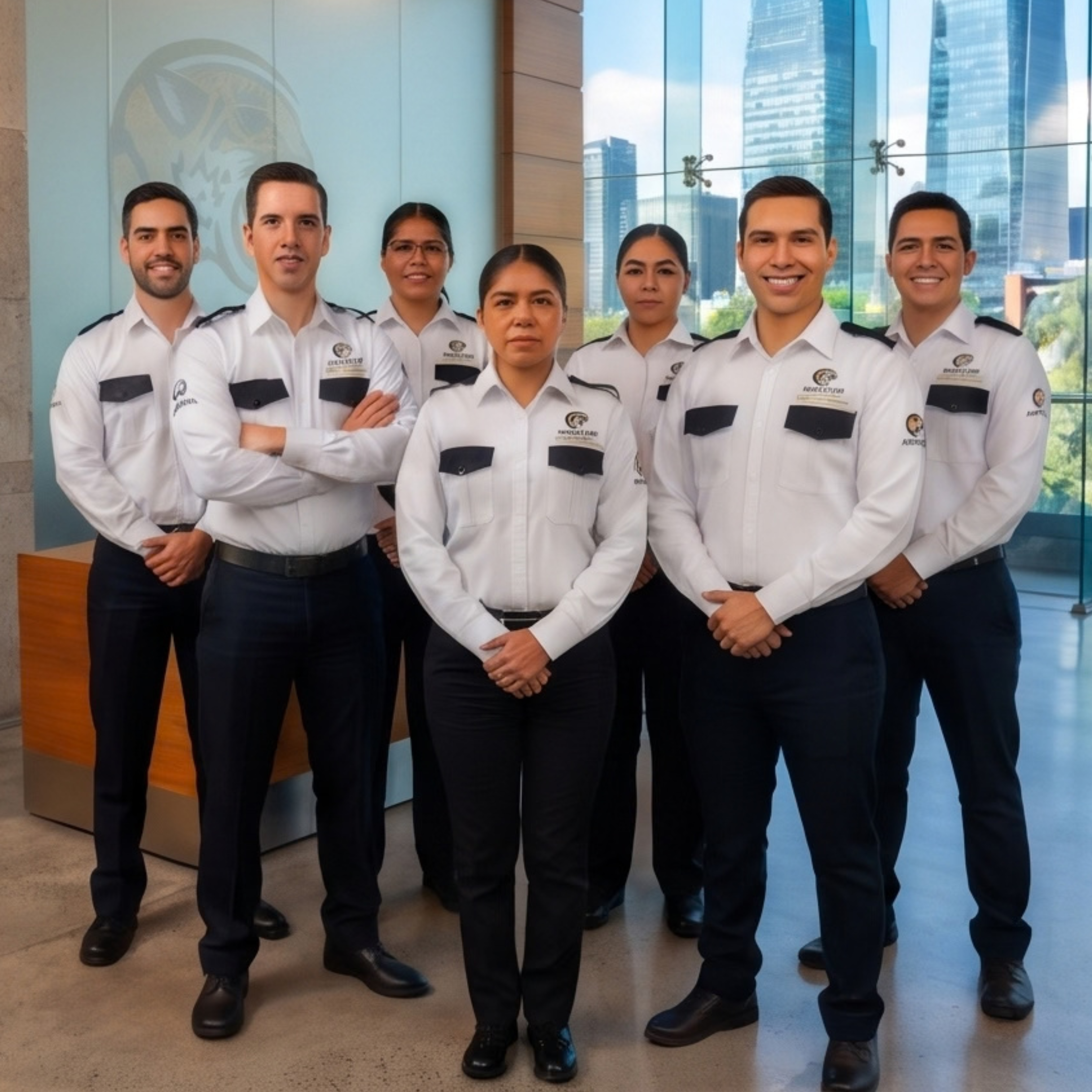 Equipo Armour King en instalaciones corporativas